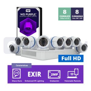 Kit CCTV HD Dahua de 6 cámaras (OFERTA OPEN BOX) - Smartcam CÁMARAS DE  VIGILANCIA EN PUERTO VALLARTA - INSTALACIÓN INCLUIDA